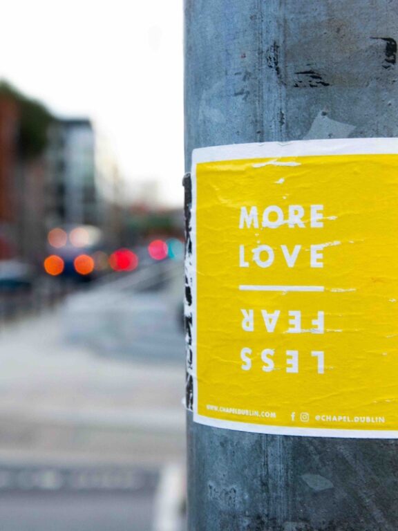 Wir entscheiden uns täglich für Liebe oder Angst