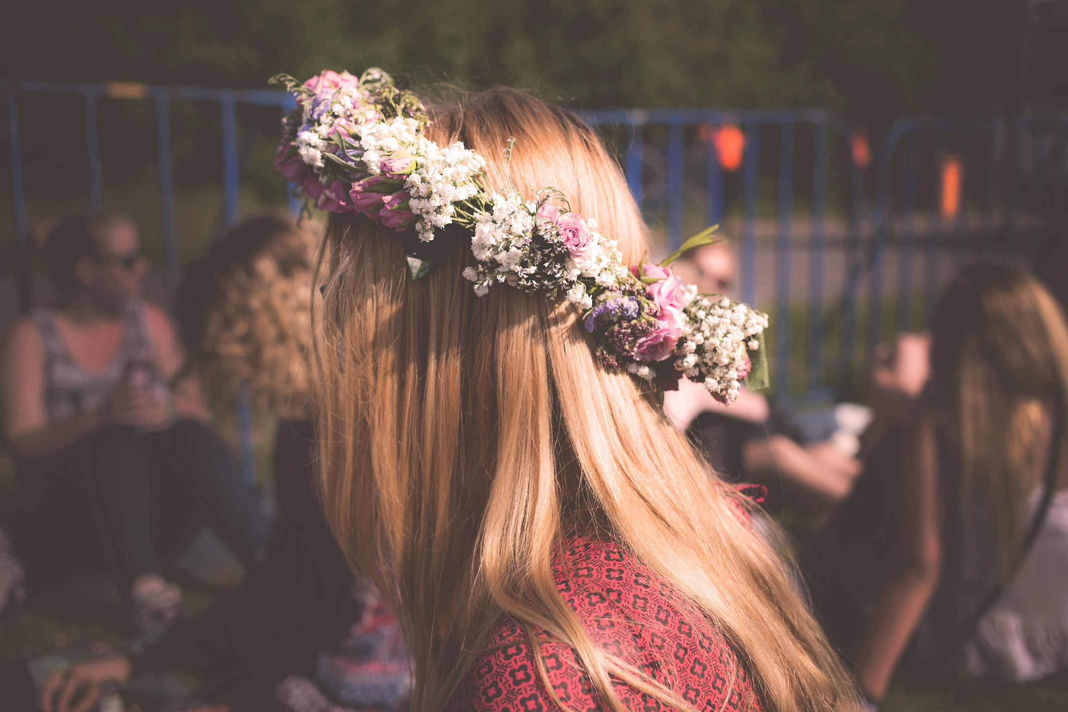 Blumen Symbol der Hippies